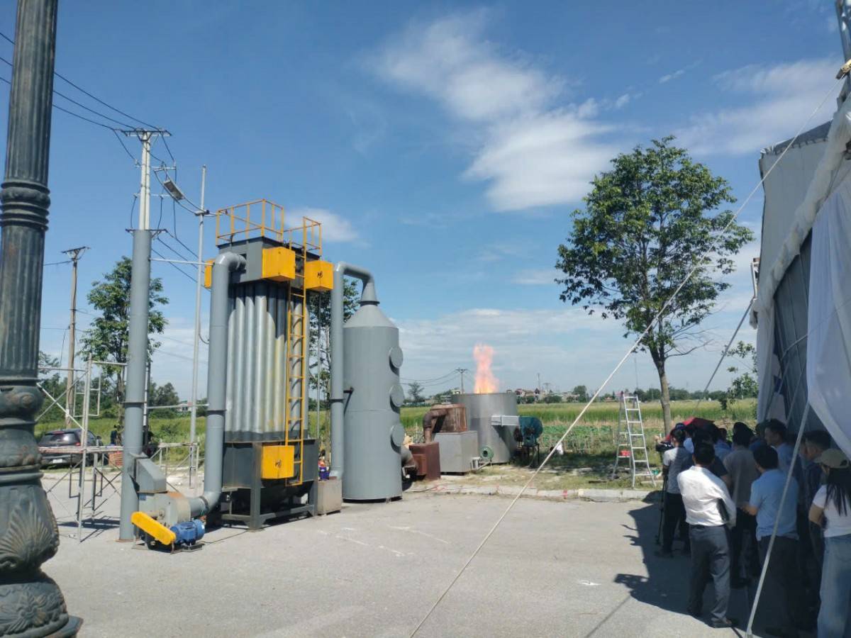 Buồng đốt thứ cấp, để đáp ứng QCVN 30:2025/BNNMT, buồng thứ cấp được thiết kế như một lò phản ứng hóa nhiệt đặc biệt.