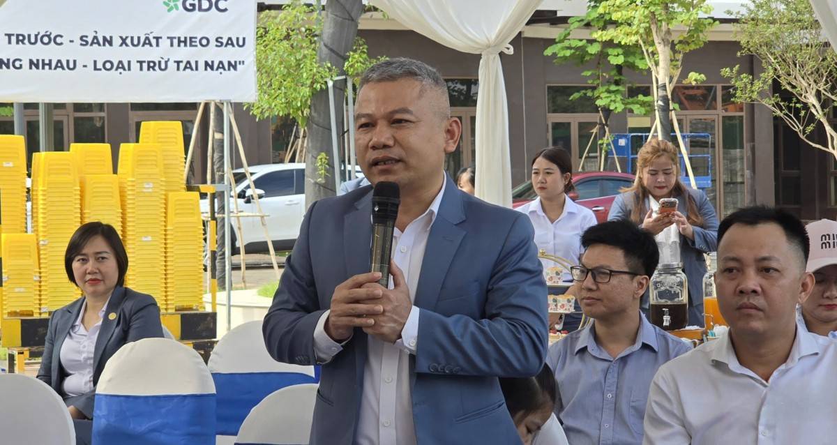 Ông Lê Thế Quân, Chủ tịch HĐQT kiêm Tổng Giám đốc Thiên Tâm Holdings chia sẻ các thông tin cơ bản về kinh - tế xã hội của tỉnh Đắk Lắk.