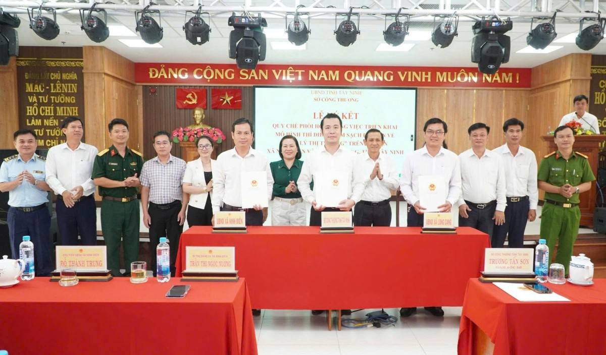 Tây Ninh triển khai mô hình làm sạch địa bàn quản lý thị trường tại cơ sở