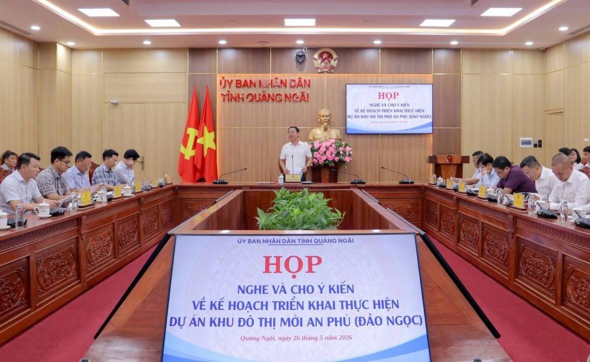 Quảng Ngãi thúc tiến độ Khu đô thị mới An Phú: Tạo điểm nhấn đô thị ven sông, mở rộng không gian phát triển