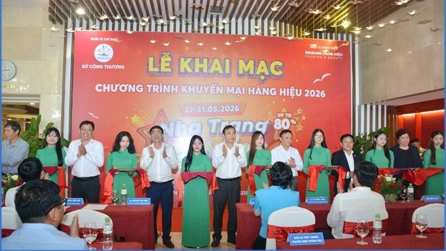 Chương trình khuyến mãi Nha Trang Mega Sale 2026 tưng bừng mùa hè mua sắm hàng hiệu