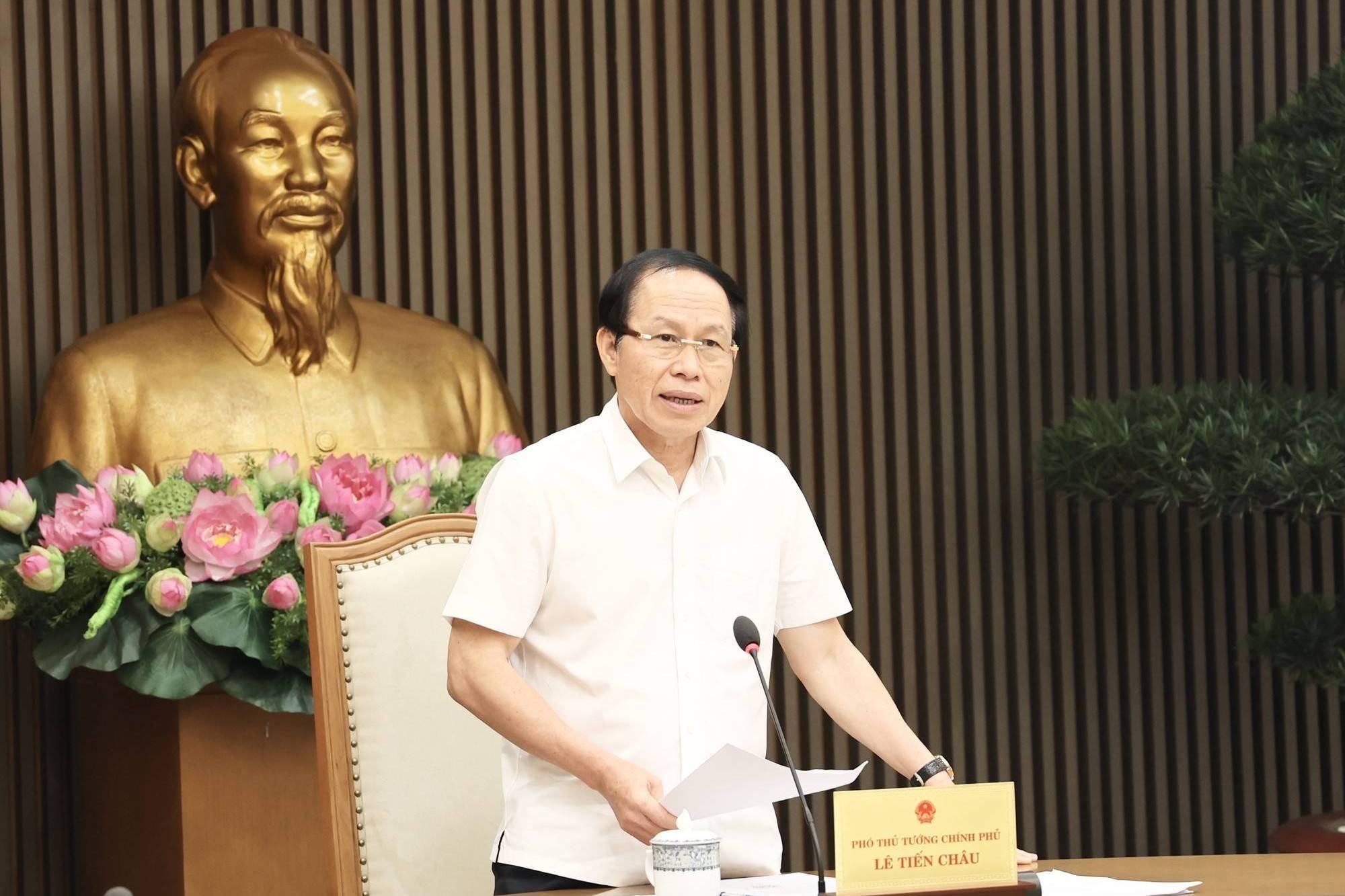 Phó Thủ tướng Lê Tiến Châu yêu cầu ưu tiên nguồn lực rà soát hệ thống pháp luật