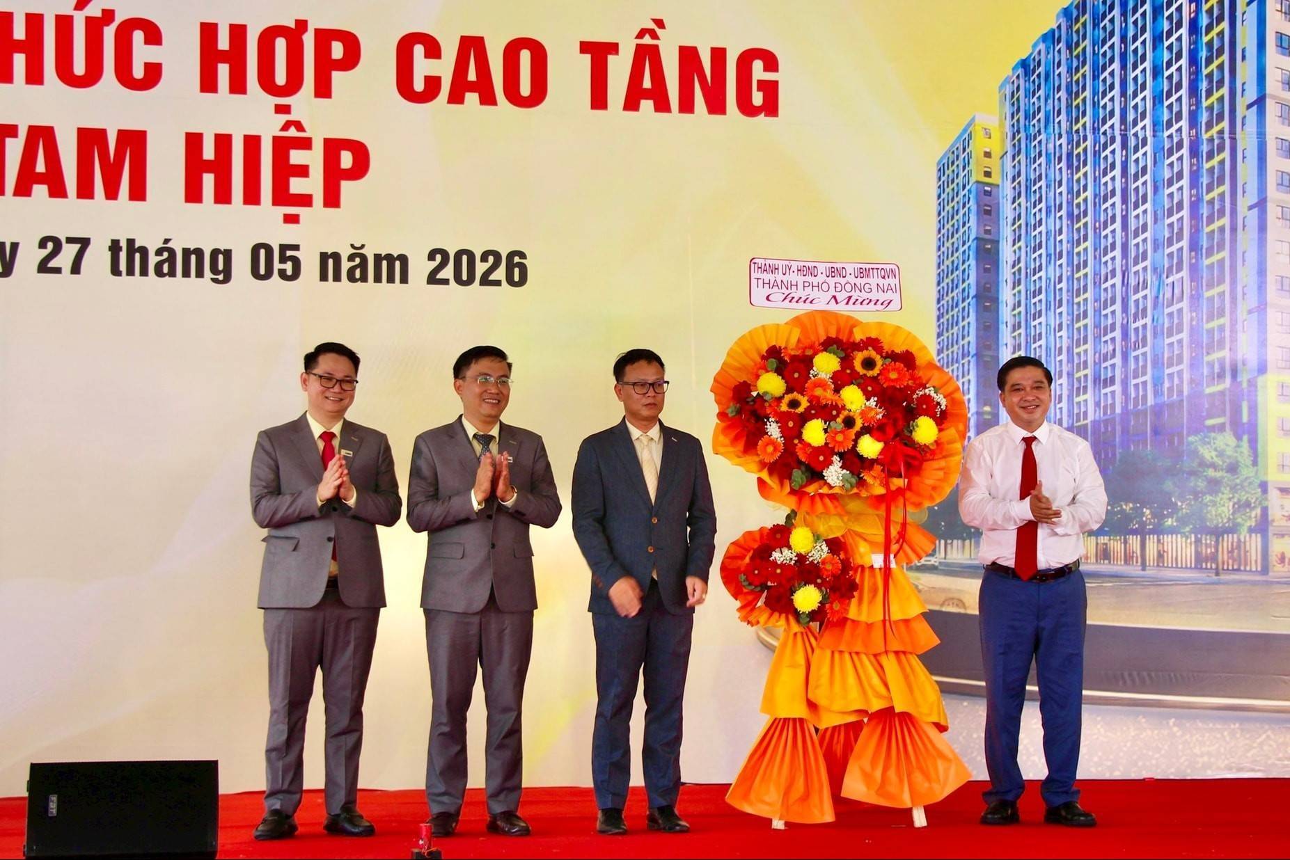 TP. Đồng Nai động thổ tổ hợp căn hộ gần 4.500 tỷ đồng tại phường Tam Hiệp