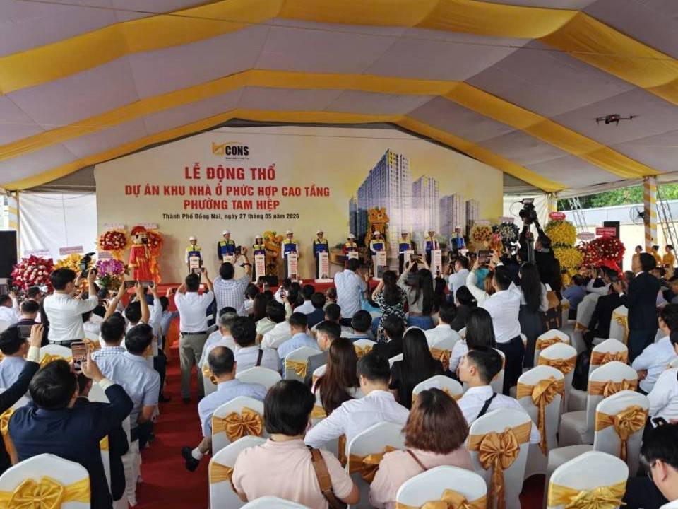 Động thổ Dự án Khu nhà ở phức hợp cao tầng phường Tam Hiệp Thành phố Đồng Nai