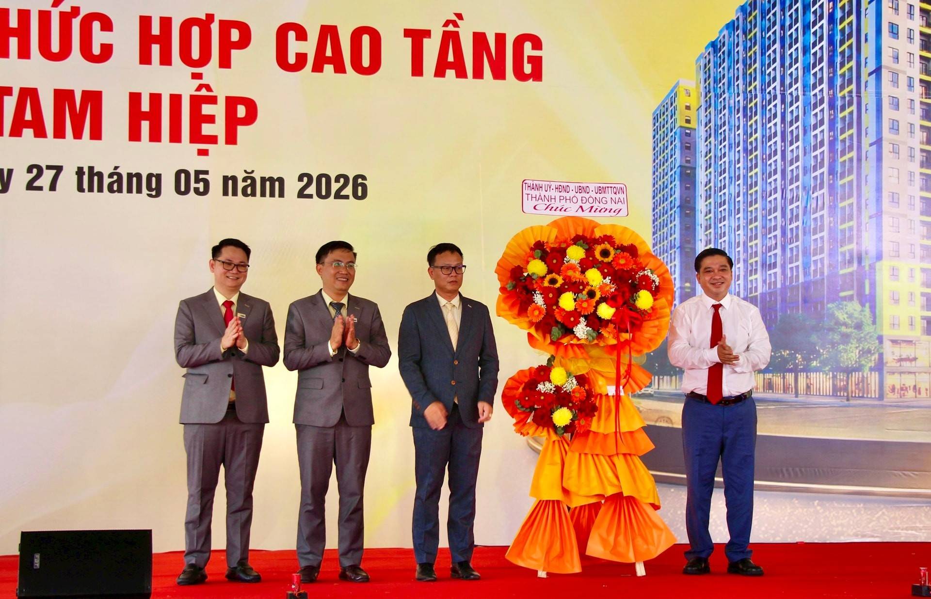 TP. Đồng Nai động thổ tổ hợp căn hộ gần 4.500 tỷ đồng tại phường Tam Hiệp