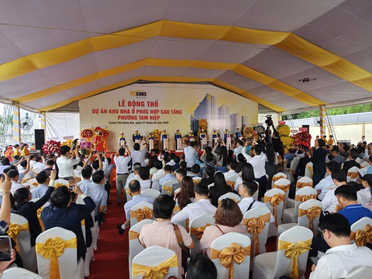  Động thổ Dự án Khu nhà ở phức hợp cao tầng phường Tam Hiệp Thành phố Đồng Nai