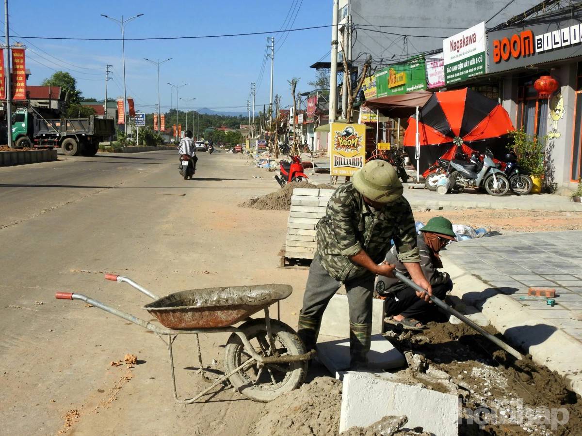 Phú Thọ: Phong Châu đẩy nhanh dự án nâng cấp đường Hùng Vương hơn 47 tỷ đồng