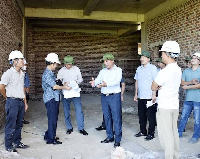 Lãnh đạo tỉnh Nghệ An kiểm tra tiến độ dự án xây dựng nhà ở xã hội