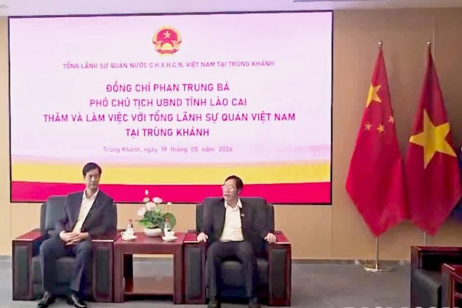 Tỉnh Lào Cai và Trùng Khánh (Trung Quốc) thiết lập quan hệ hợp tác hữu nghị