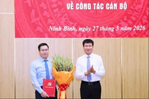 Ninh Bình: Công bố Quyết định của Ban Thường vụ tỉnh ủy về công tác cán bộ