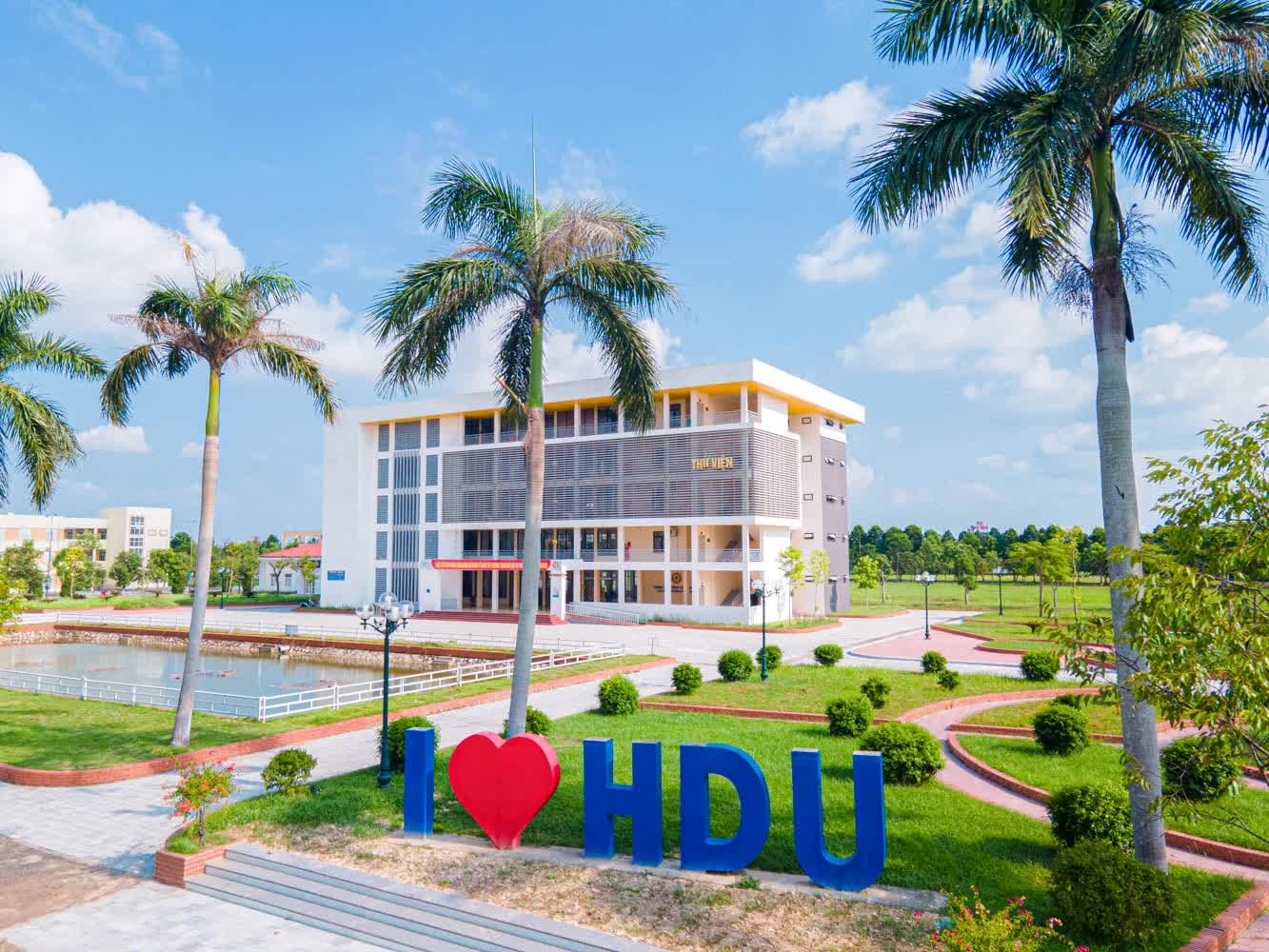 Một góc của Trường Đại học Hồng Đức