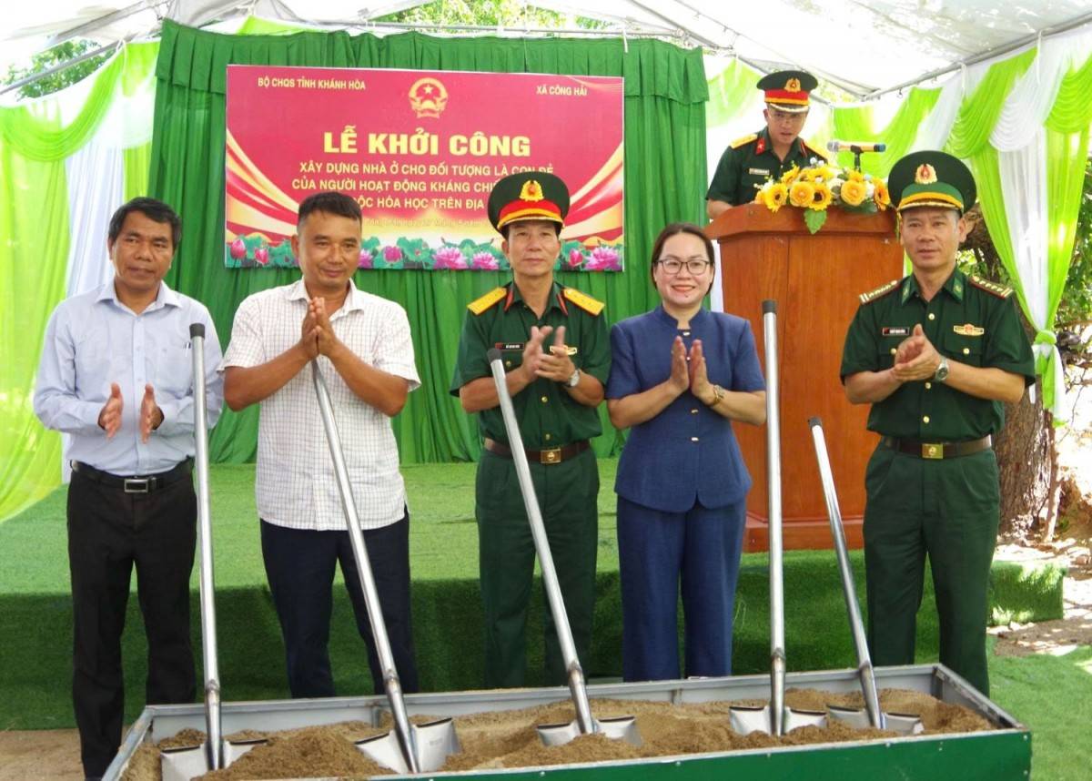 Khánh Hòa đẩy mạnh xây dựng nhà ở cho gia đình chính sách bị nhiễm chất độc hóa học