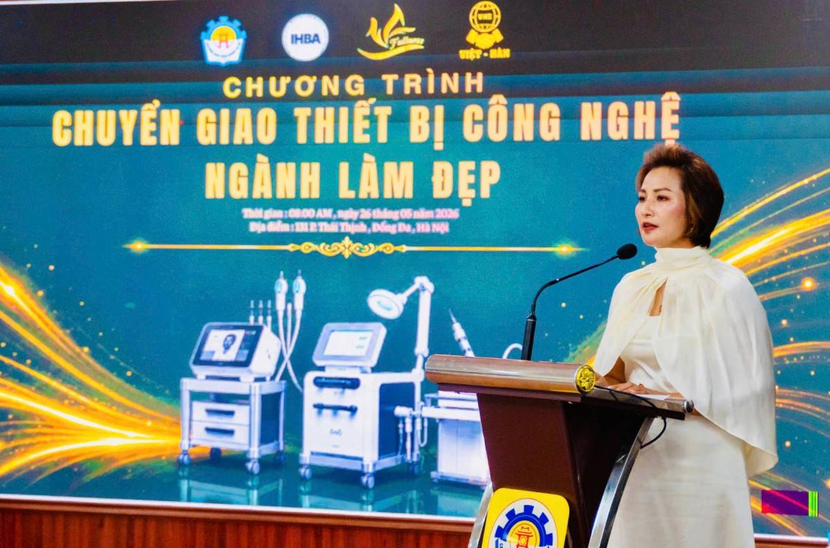 Bà Trần Thị Lan, Tổng giám đốc Công ty Cổ phần Thương mại Cung ứng Nhân lực Việt Hàn, hội viên Hiệp hội doanh nghiệp nhỏ và vừa Việt Nam VINASME.