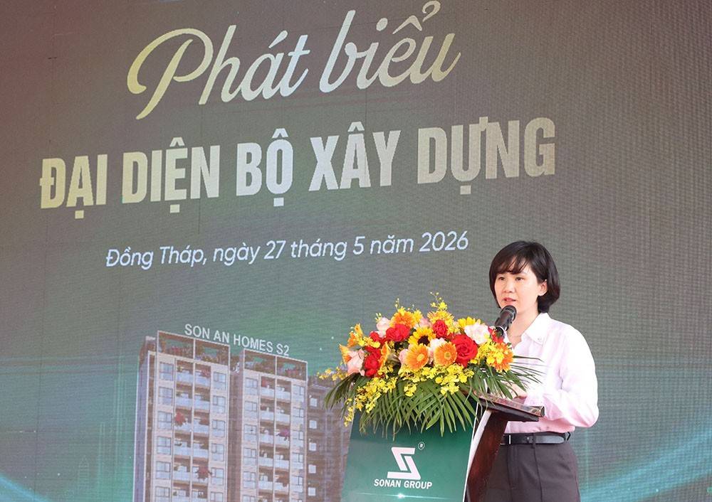 Đồng Tháp thêm một dự án nhà ở xã hội được khởi công đáp ứng chỗ ở cho hơn 1.000 người dân