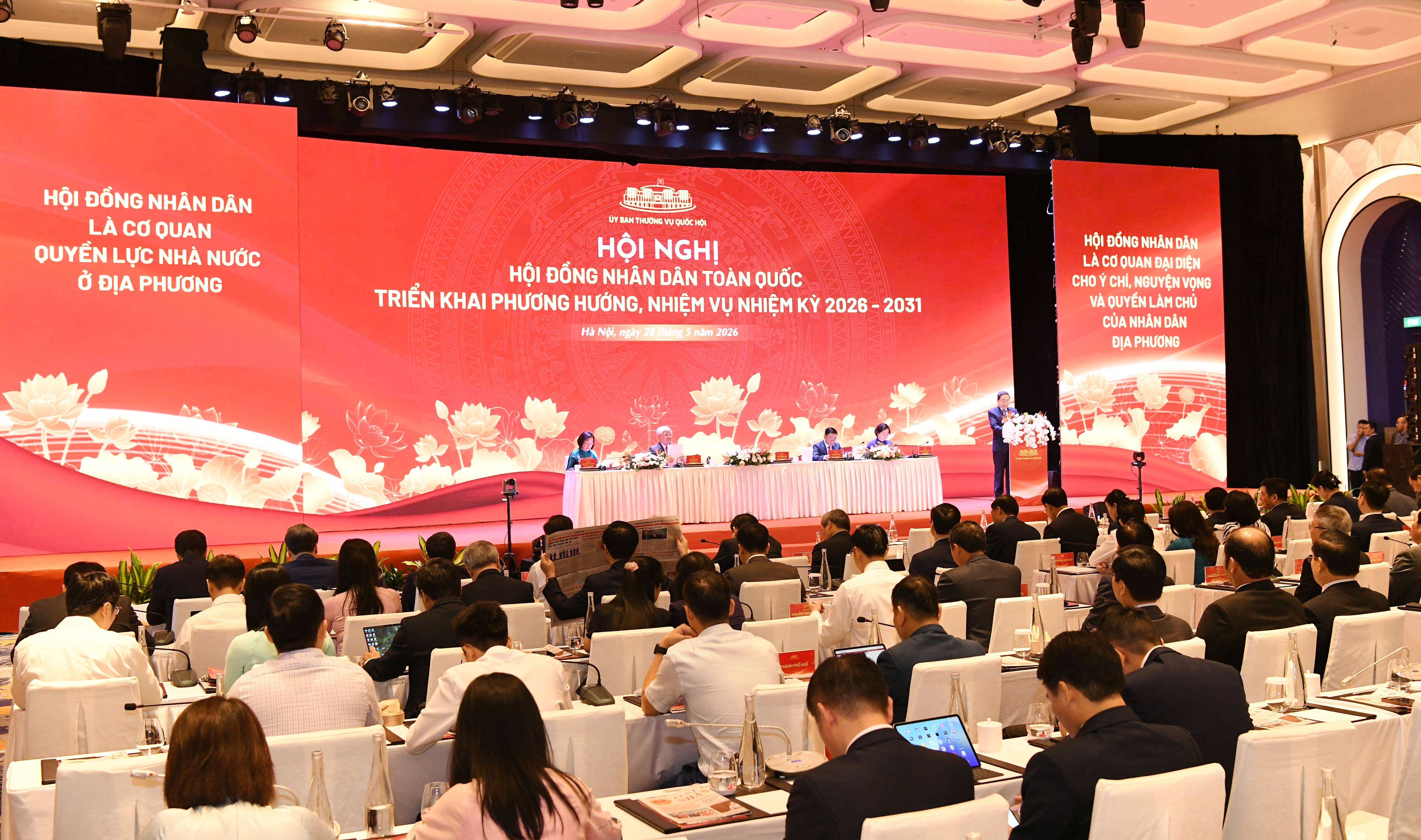 Khai mạc Hội nghị Hội đồng nhân dân toàn quốc, định hình phương hướng hoạt động nhiệm kỳ 2026 - 2031