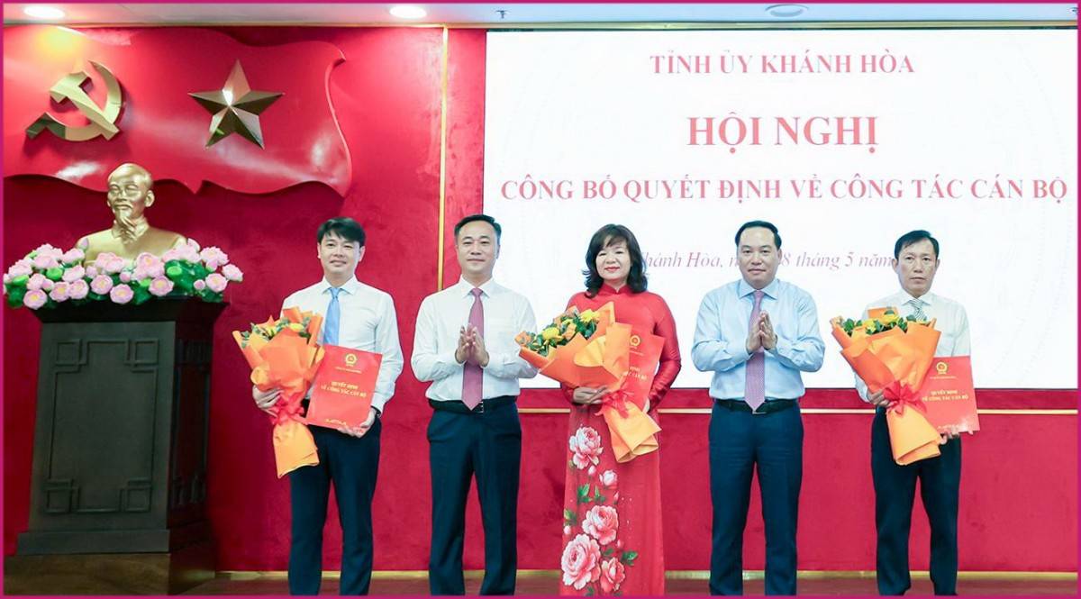 Khánh Hòa điều động, chỉ định, bổ nhiệm cán bộ lãnh đạo cấp sở, ngành, địa phương