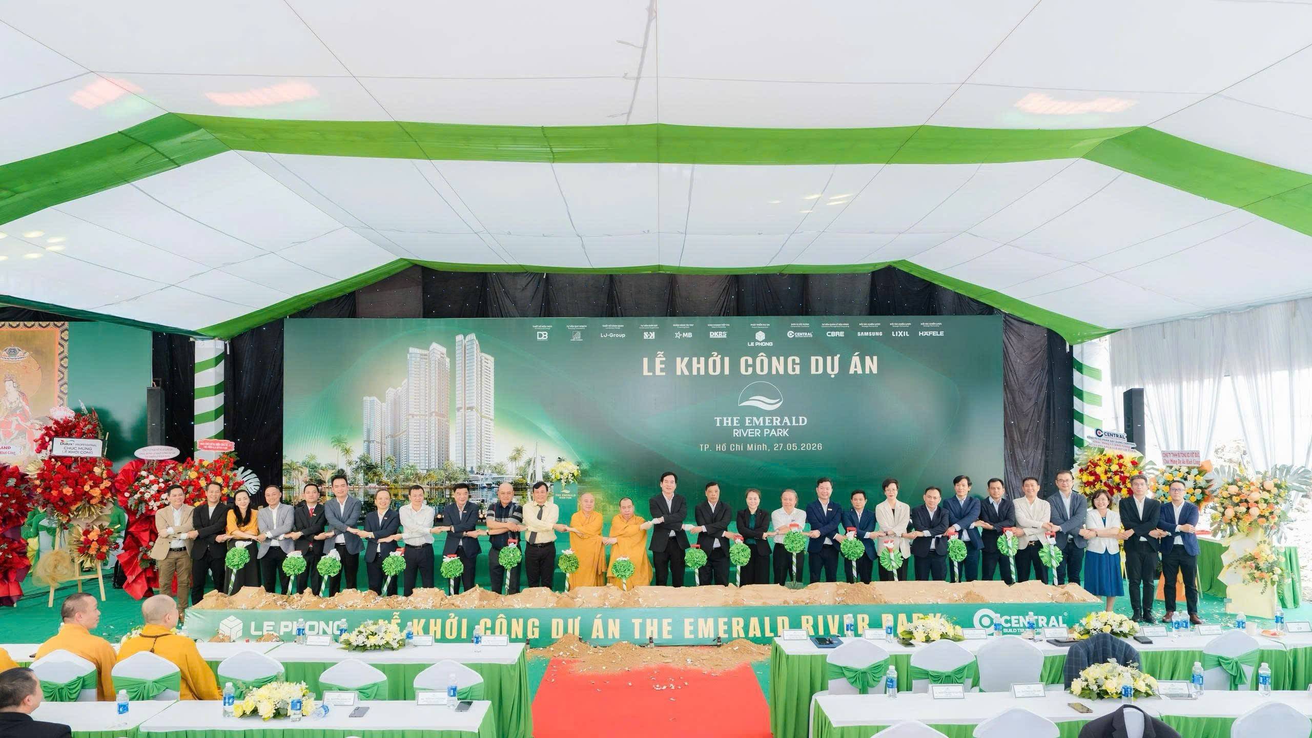 Chính thức khởi công khu căn hộ cao cấp The Emerald River Park bên sông Sài Gòn