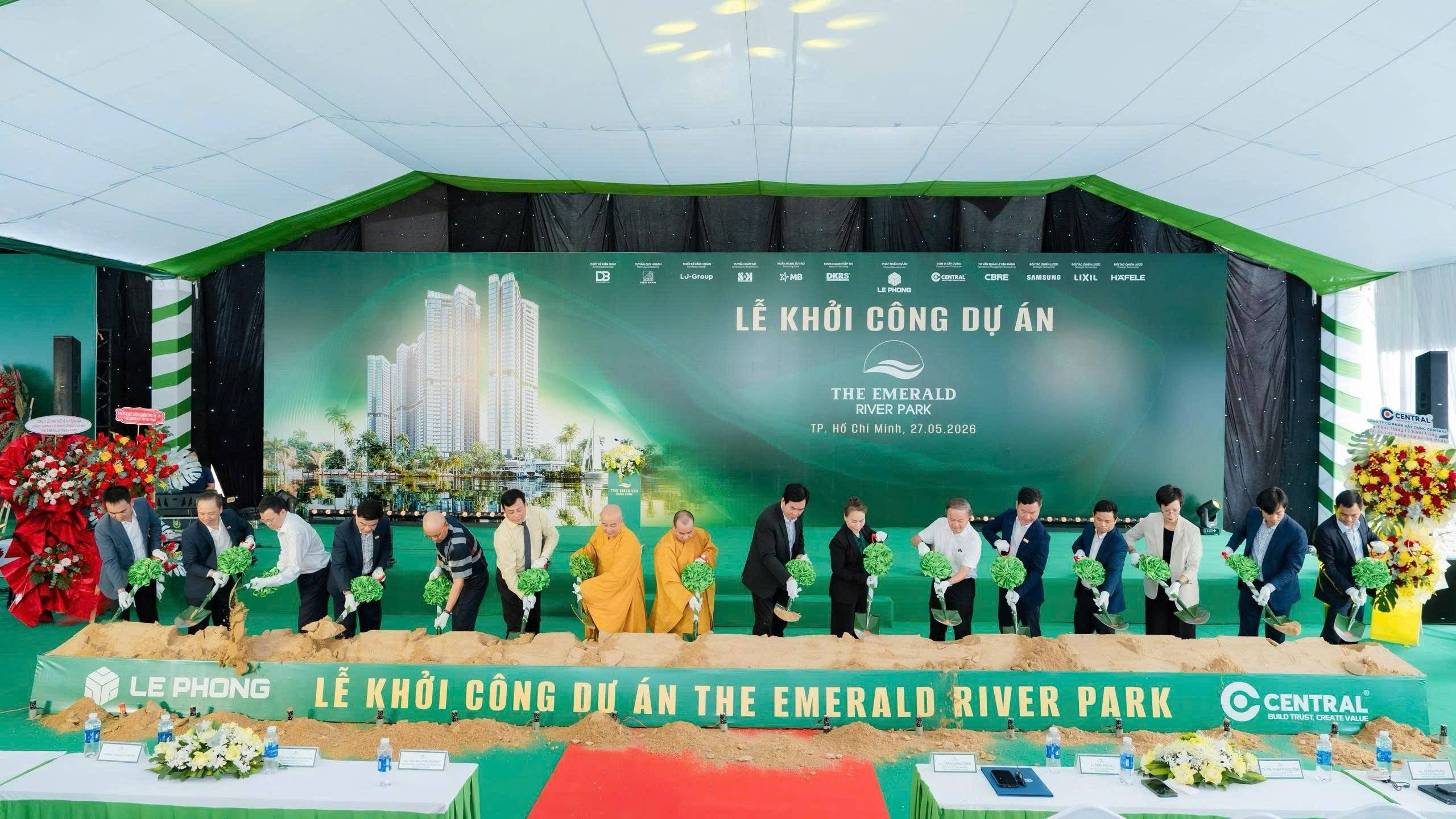 Chính thức khởi công khu căn hộ cao cấp The Emerald River Park bên sông Sài Gòn
