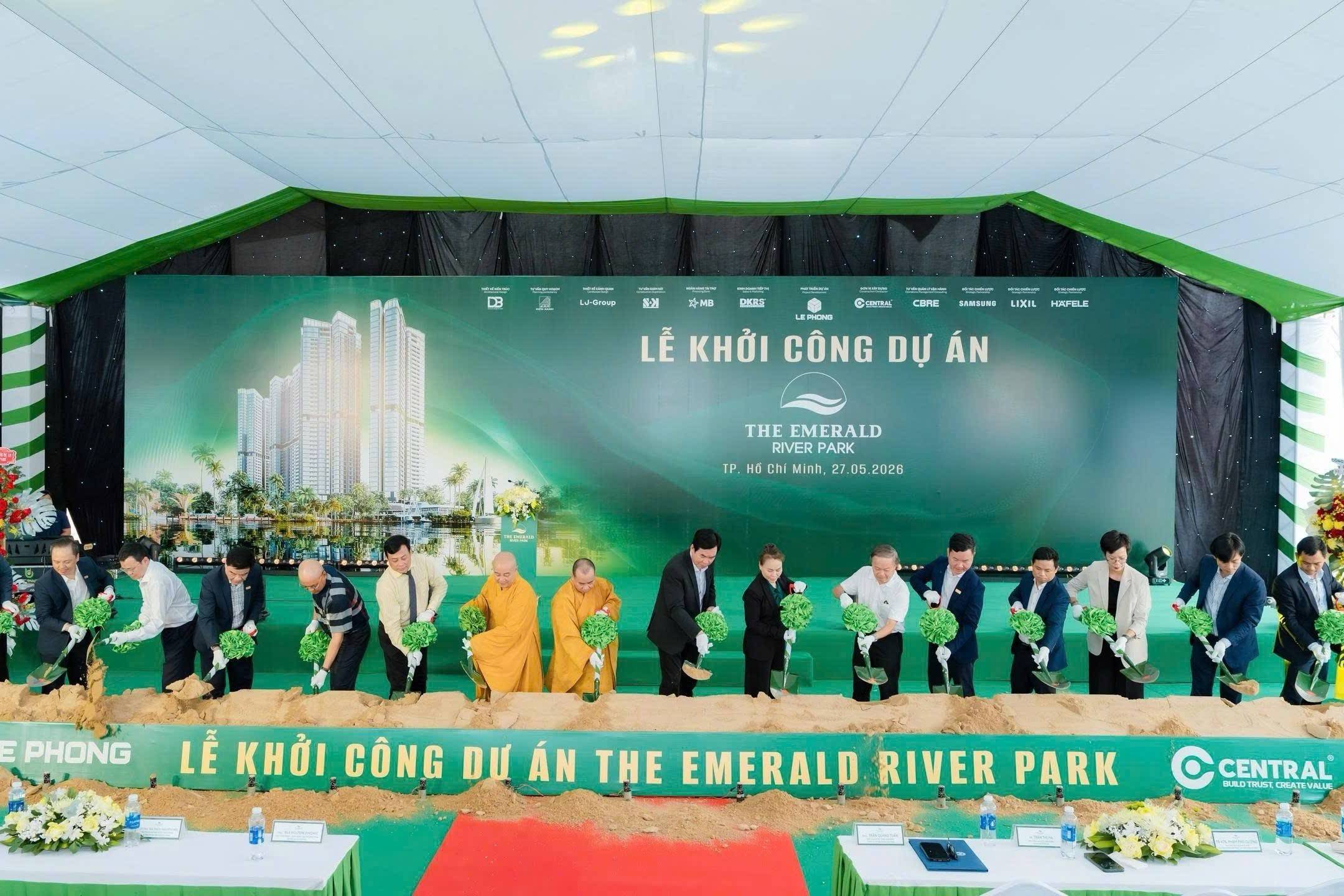 Chính thức khởi công khu căn hộ cao cấp The Emerald River Park bên sông Sài Gòn