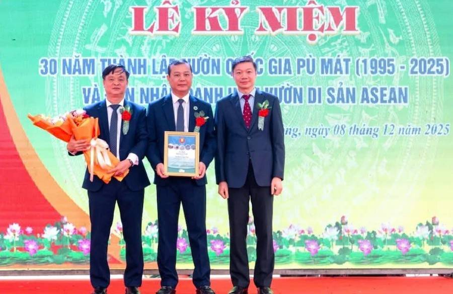 Vườn quốc gia Pù Mát (Nghệ An) đón nhận danh hiệu Vườn di sản ASEAN