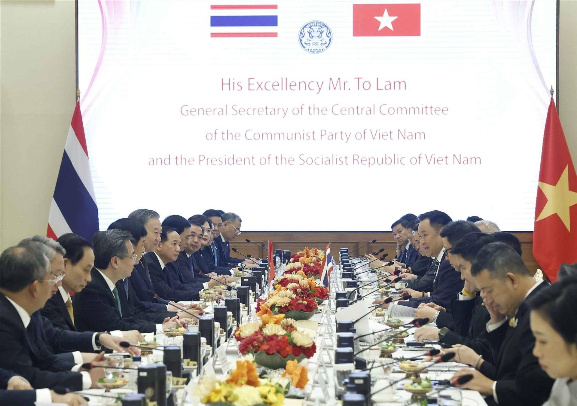Tổng Bí thư, Chủ tịch nước Tô Lâm thúc đẩy đột phá hợp tác kinh tế với Thái Lan