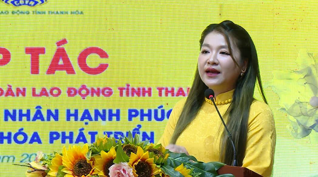 Thanh Hóa thúc đẩy liên kết công đoàn – nữ doanh nhân vì người lao động hạnh phúc