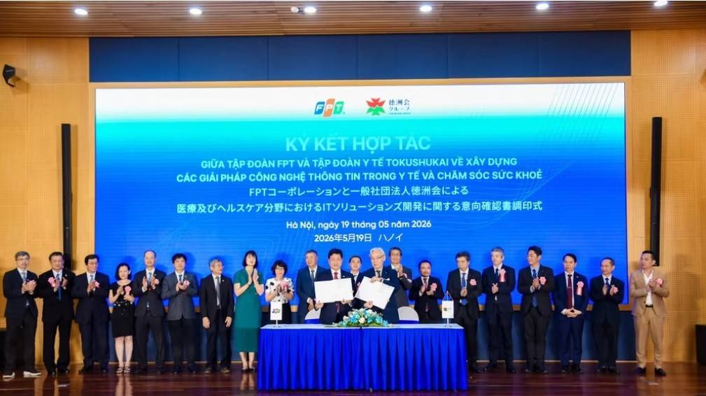 Tập đoàn FPT và Tập đoàn Y tế Tokushukai vừa chính thức ký kết hợp tác.