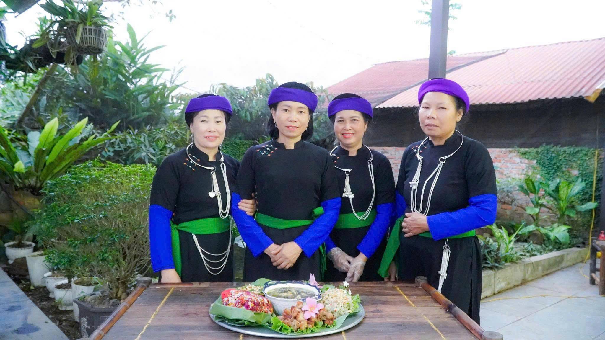 Mâm cơm mang đậm Hương vị của núi rừng và tình đất tình người của đồng Tày Làng Quạch, xã Mậu A