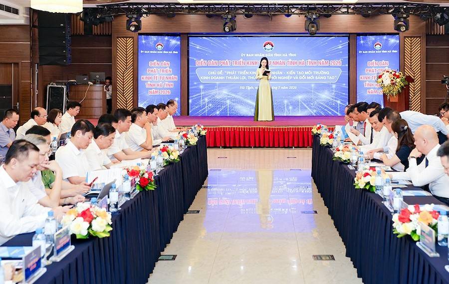 Diễn đàn phát triển kinh tế tư nhân tỉnh Hà Tĩnh năm 2026 