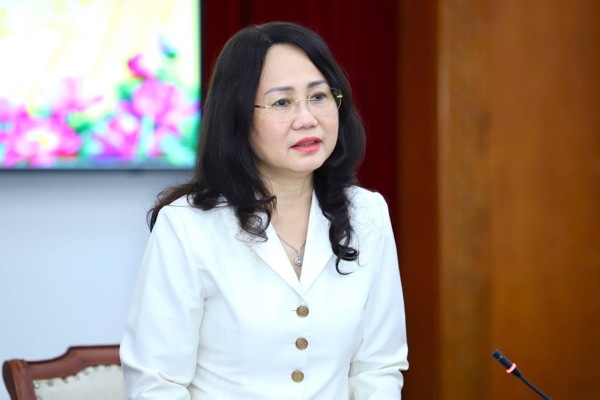 Bí thư tỉnh ủy Thái Nguyên Trịnh Xuân Trường phát biểu tại buổi làm việc.