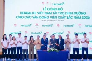 14 năm đồng hành cùng thể thao Việt Nam, Herbalife tiếp tục tài trợ dinh dưỡng cho 150 vận động viên xuất sắc