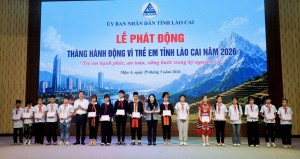 Lào Cai phát động Tháng hành động vì trẻ em năm 2026