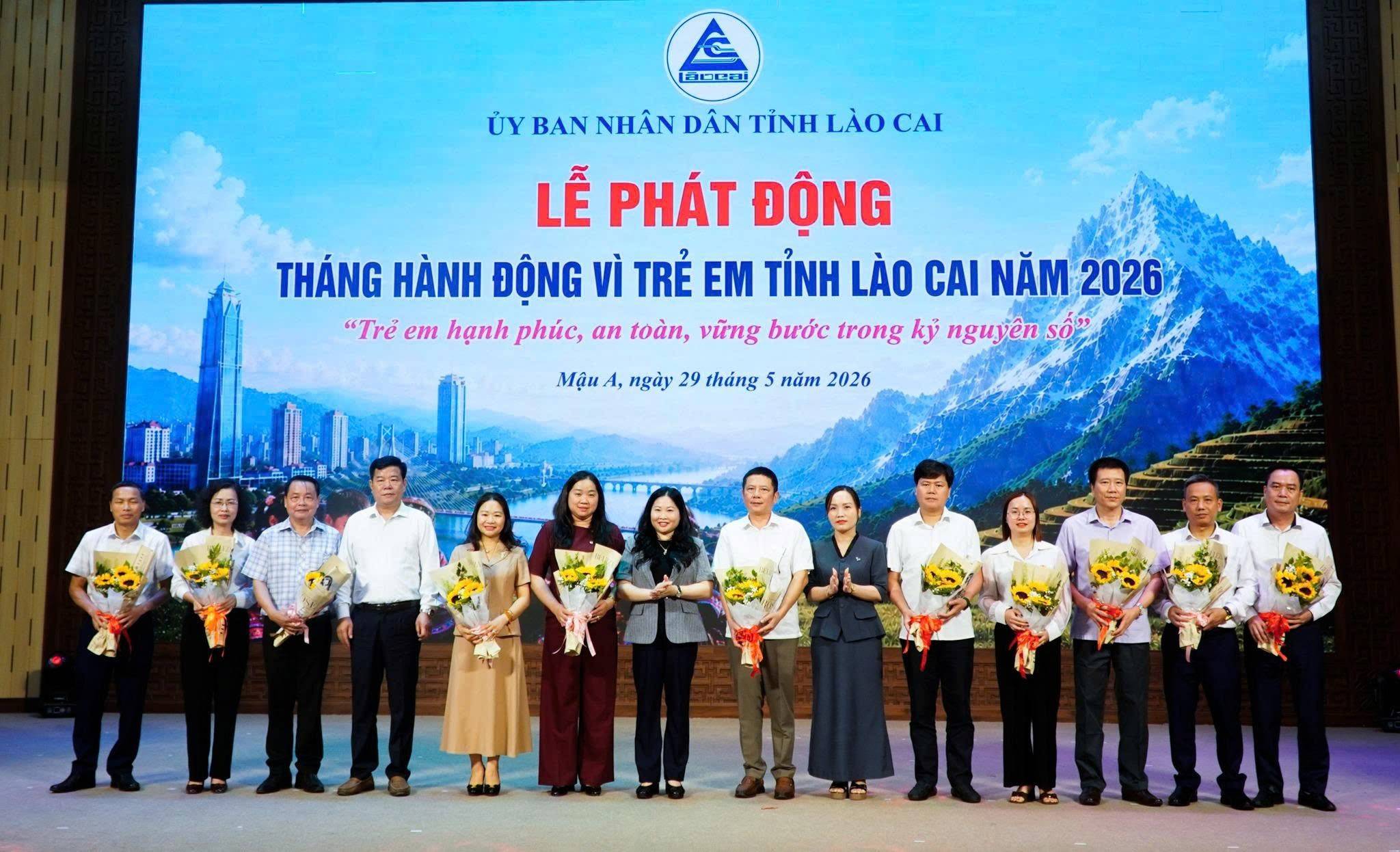 Lào Cai phát động Tháng hành động vì trẻ em năm 2026