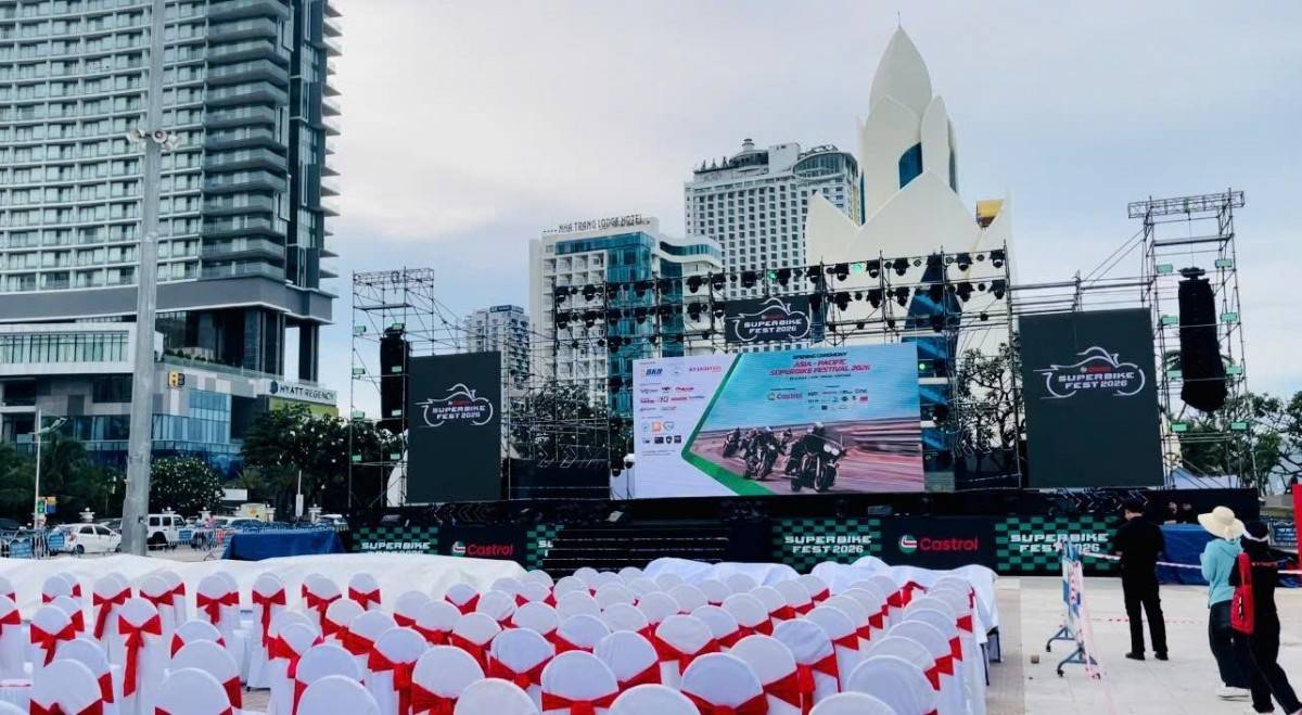 Sôi động ngày đầu tiên Lễ hội Mô tô phân khối lớn châu Á - Thái Bình Dương Castrol Superbike Fest 2026