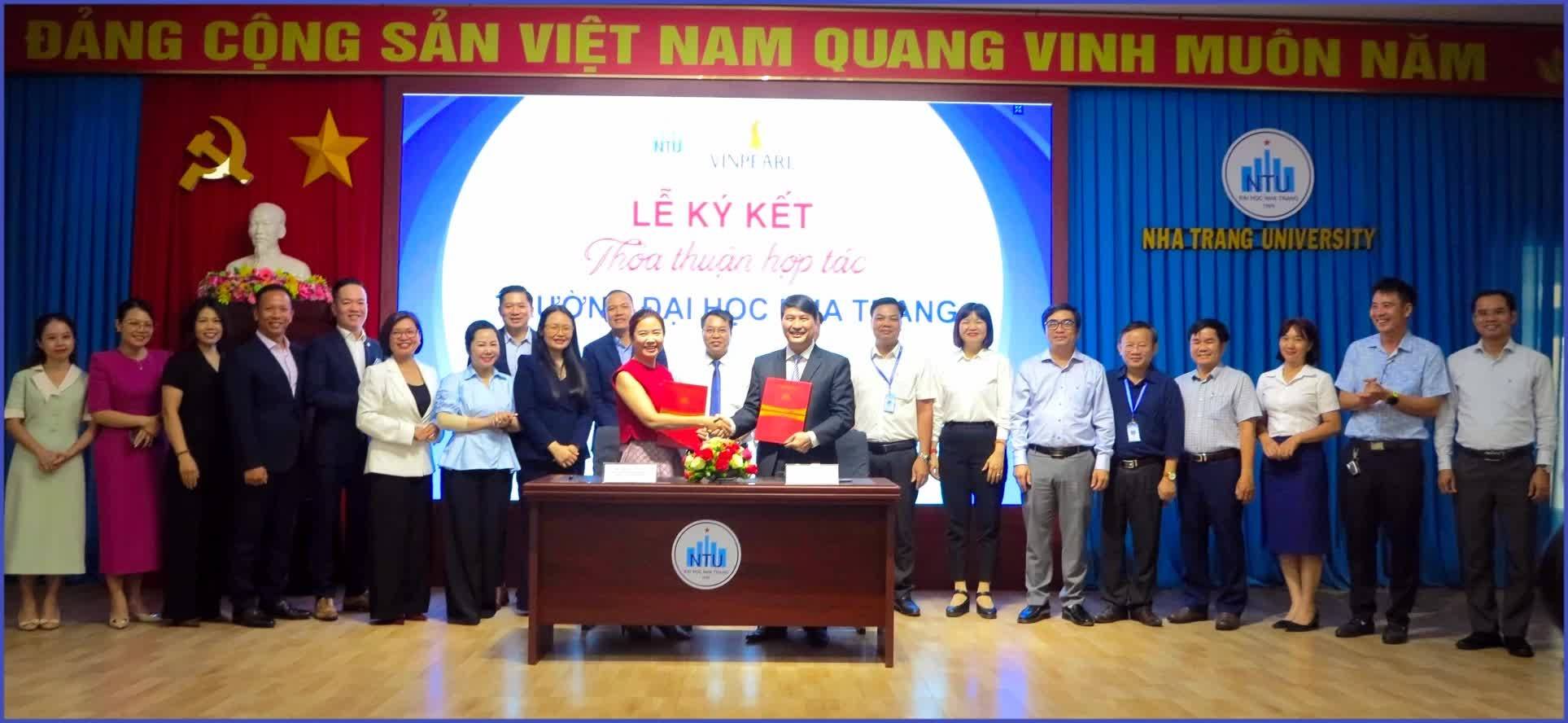 Đại học Nha Trang và Vinpearl hợp tác đào tạo nguồn nhân lực chất lượng cao
