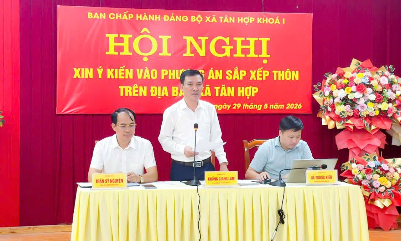 Sắp xếp thôn ở Tân Hợp, Lào Cai: Bước đi căn cơ xây dựng nền tảng phát triển bền vững