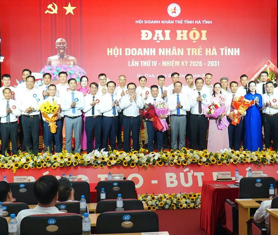 Đại hội Hội Doanh nhân trẻ Hà Tĩnh lần thứ IV, nhiệm kỳ 2026 – 2031