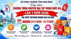 Ninh Bình triển khai Chương trình khuyến mại tập trung quốc gia lần 1 năm 2026