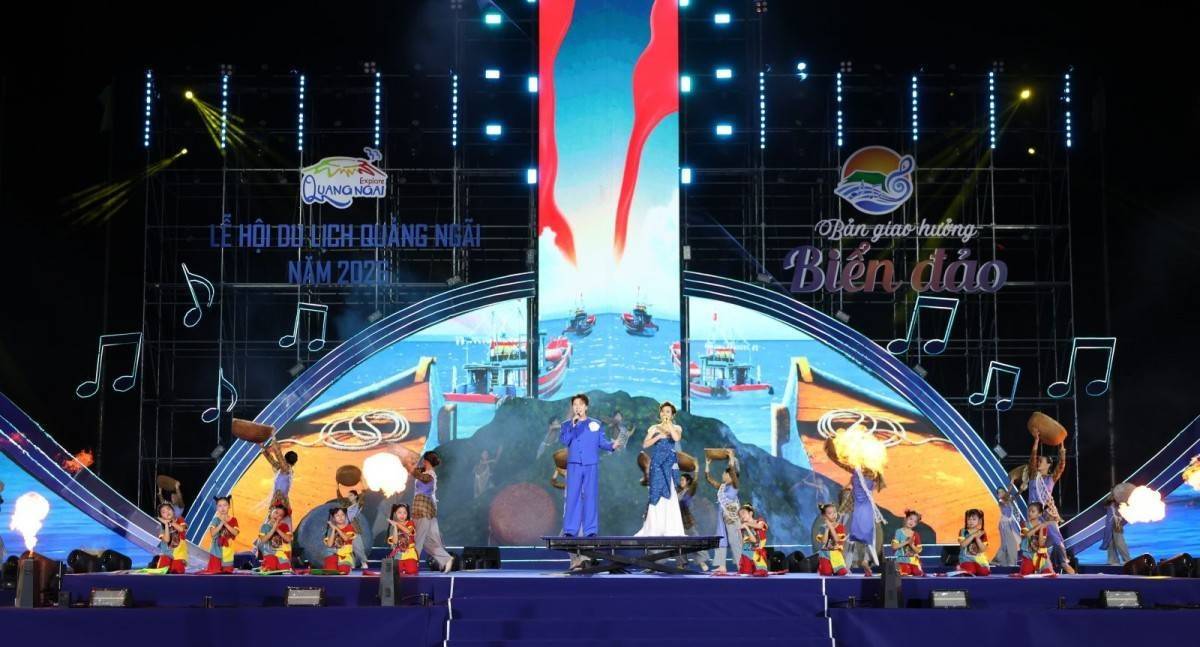 Khai mạc Lễ hội du lịch biển đảo Quảng Ngãi 2026: Bản giao hưởng tôn vinh biển đảo và khát vọng vươn xa