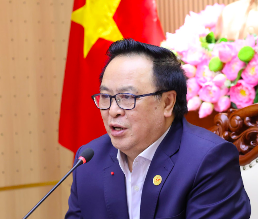 ông Hoàng Bình Quân - Chủ tịch danh dự Hội Doanh nhân trẻ Việt Nam 
