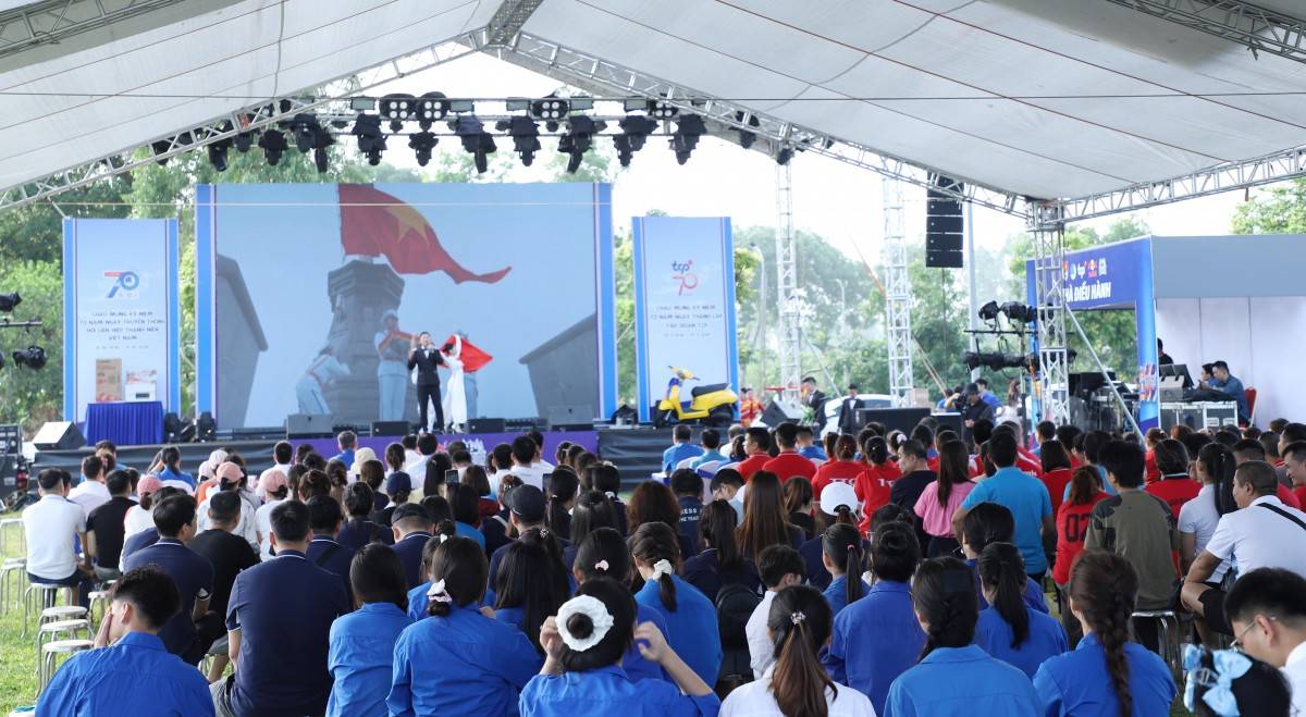 Hơn 2.000 thanh niên công nhân dự Ngày hội “Lan tỏa năng lượng tích cực” tại Phú Thọ