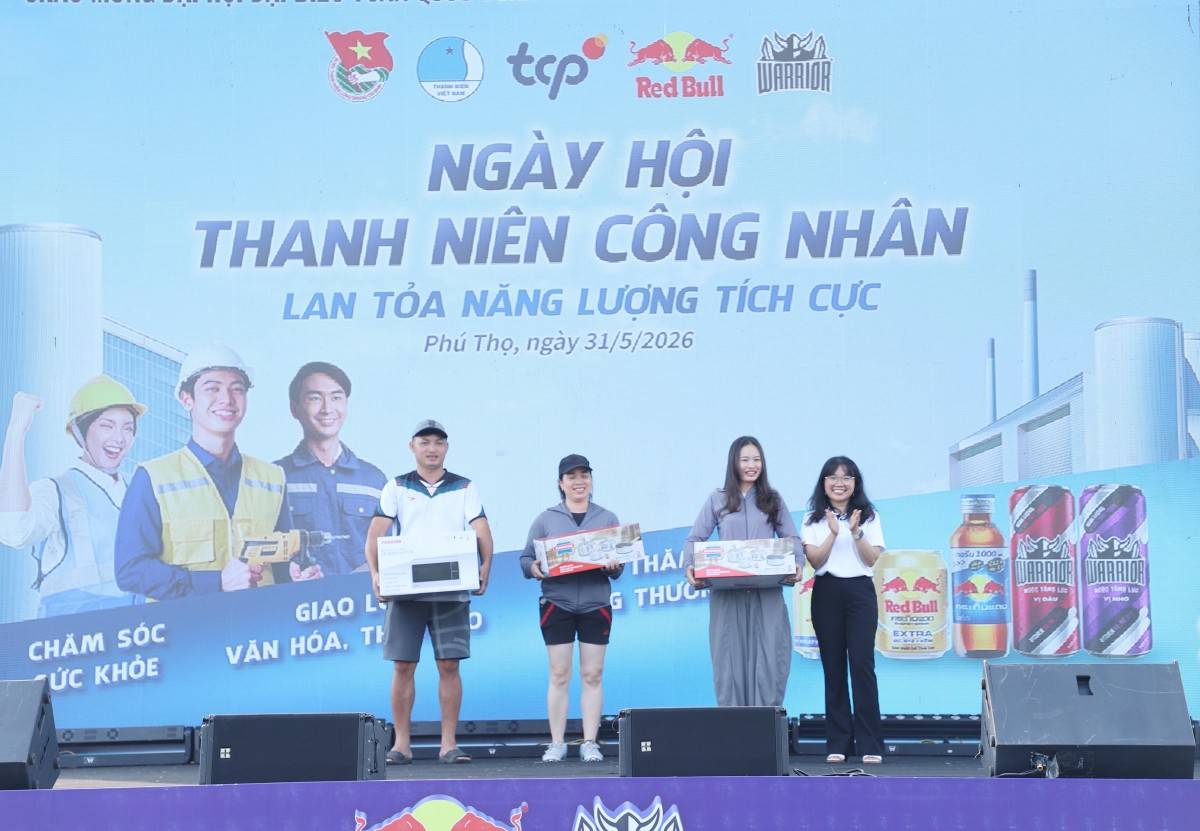 Hơn 2.000 thanh niên công nhân dự Ngày hội “Lan tỏa năng lượng tích cực” tại Phú Thọ
