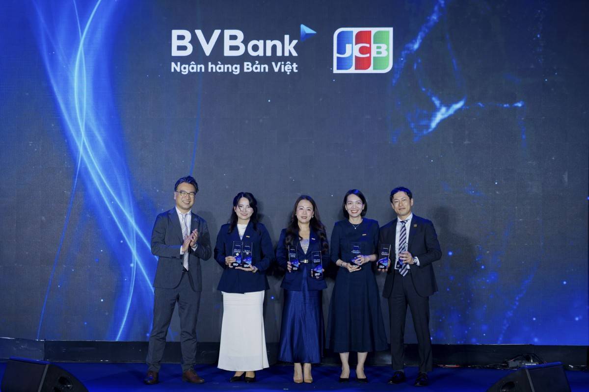 BVBank ghi dấu ấn mạnh mẽ tại 7 hạng mục giải thưởng của JCB