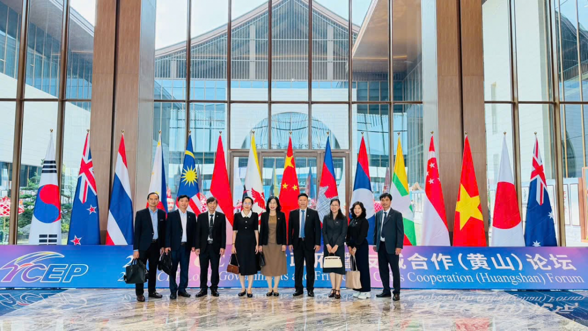 Đoàn công tác tỉnh Tây Ninh do bà Đặng Thị Ngọc Mai làm Trưởng đoàn tham dự Diễn đàn Hợp tác Chính quyền địa phương và Thành phố kết nghĩa RCEP năm 2026 tại tỉnh An Huy (Trung Quốc).