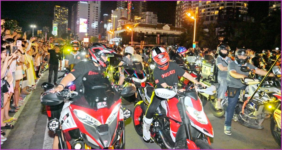 1.500 Motor phân khối lớn khuấy động phố biển Nha Trang tại Castrol superbike Fest 2026