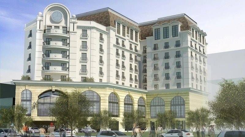Phối cảnh Dự án khách sạn 5 sao StarCity Westlake - được biết đến với tên thương mại StarCity Westlake Hà Nội, sở hữu vị trí đắc địa bên hồ Trúc Bạch, gần Hồ Tây. 