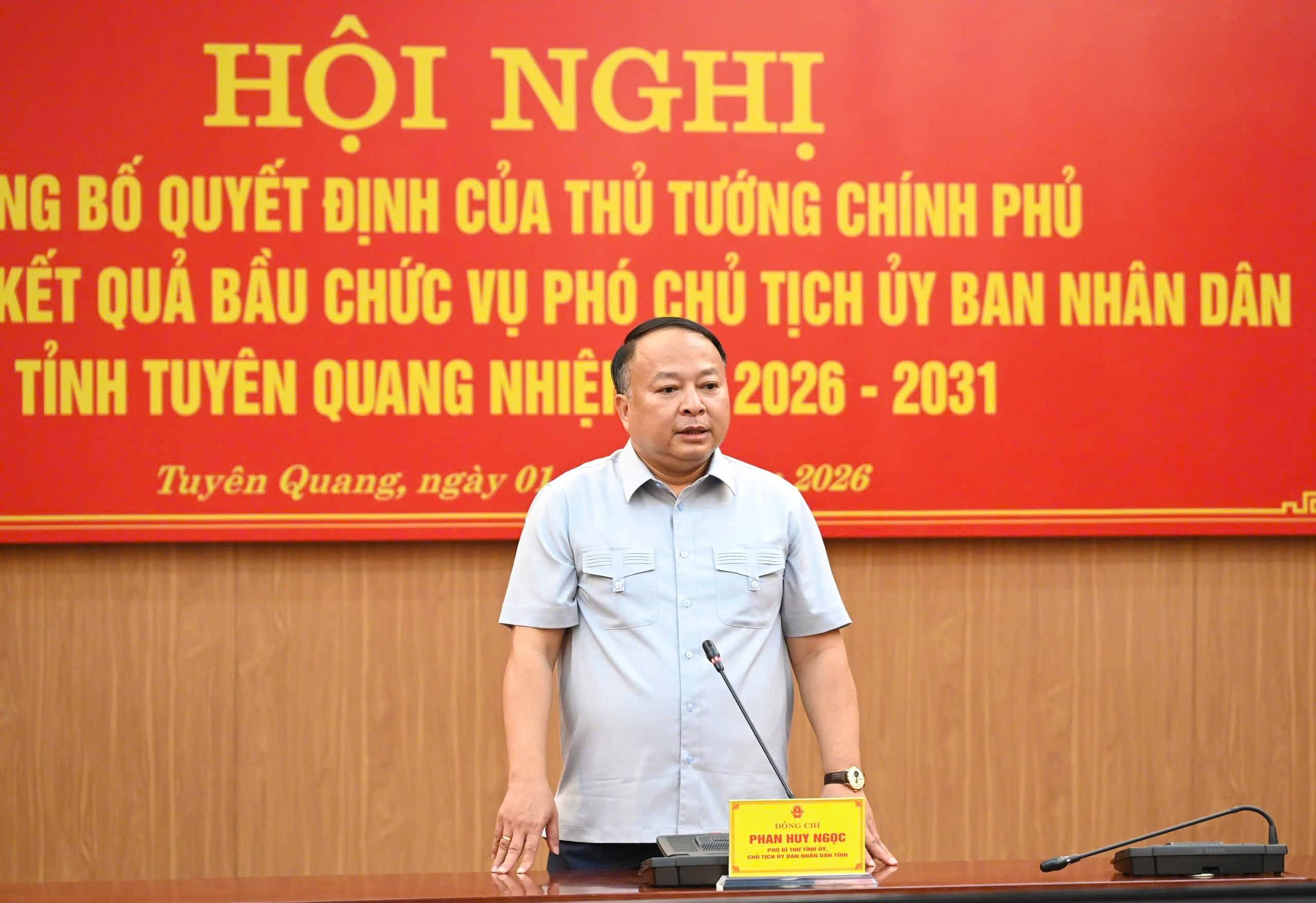 Tuyên Quang tăng cường đội ngũ lãnh đạo UBND tỉnh