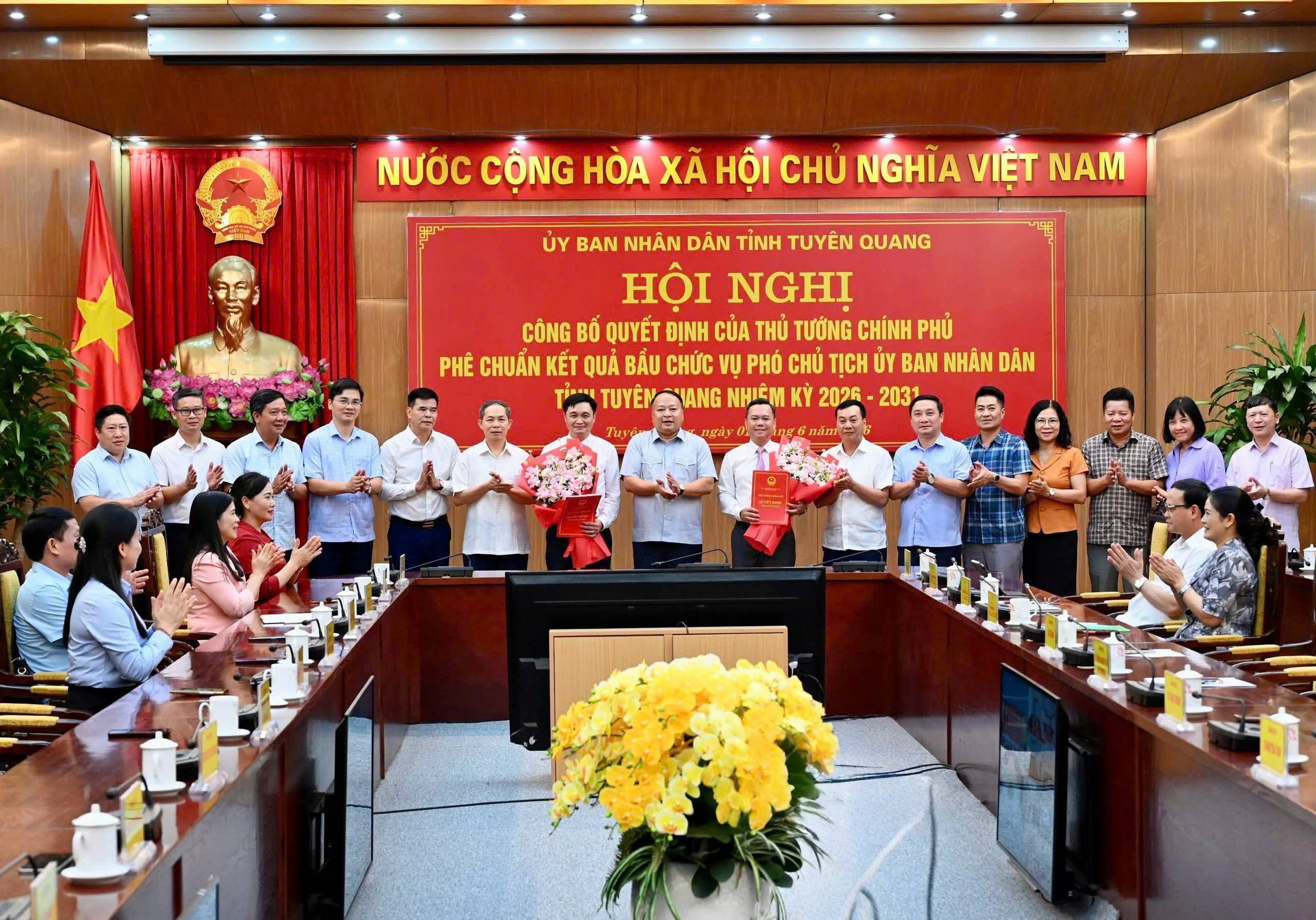Tuyên Quang tăng cường đội ngũ lãnh đạo UBND tỉnh