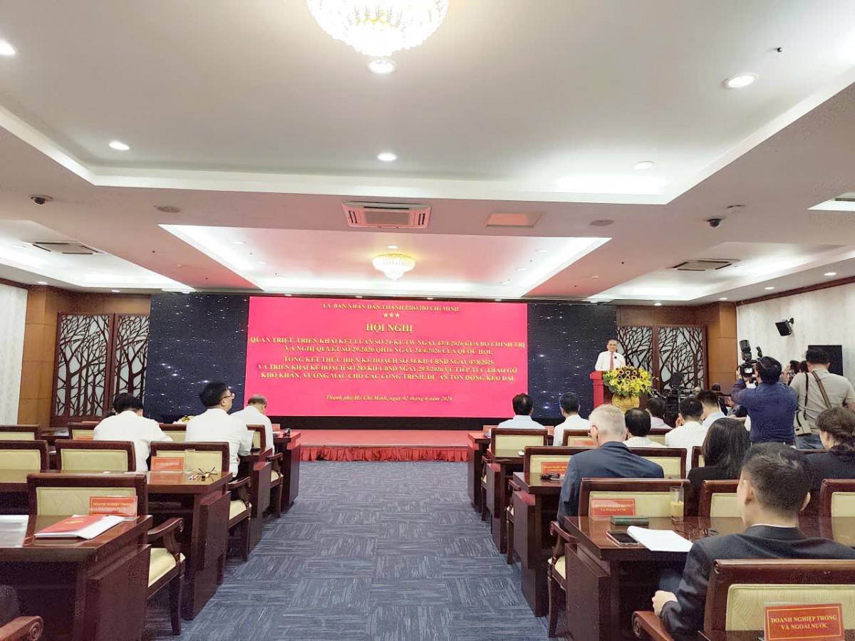 TP.Hồ Chí Minh khơi thông hơn 206.000 tỷ đồng vốn đầu tư, tiếp tục rà soát gần 1.000 dự án tồn đọng