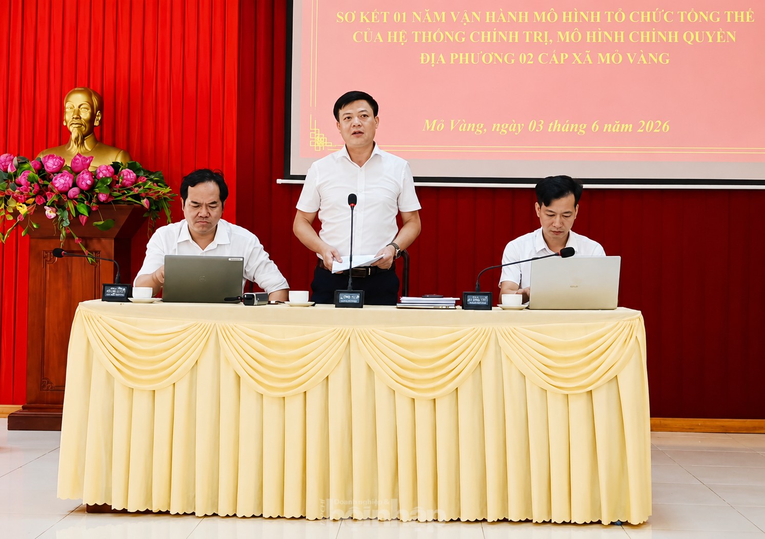 Mỏ Vàng (Lào Cai) tạo đồng thuận sắp xếp thôn, nâng hiệu quả vận hành chính quyền địa phương 2 cấp
